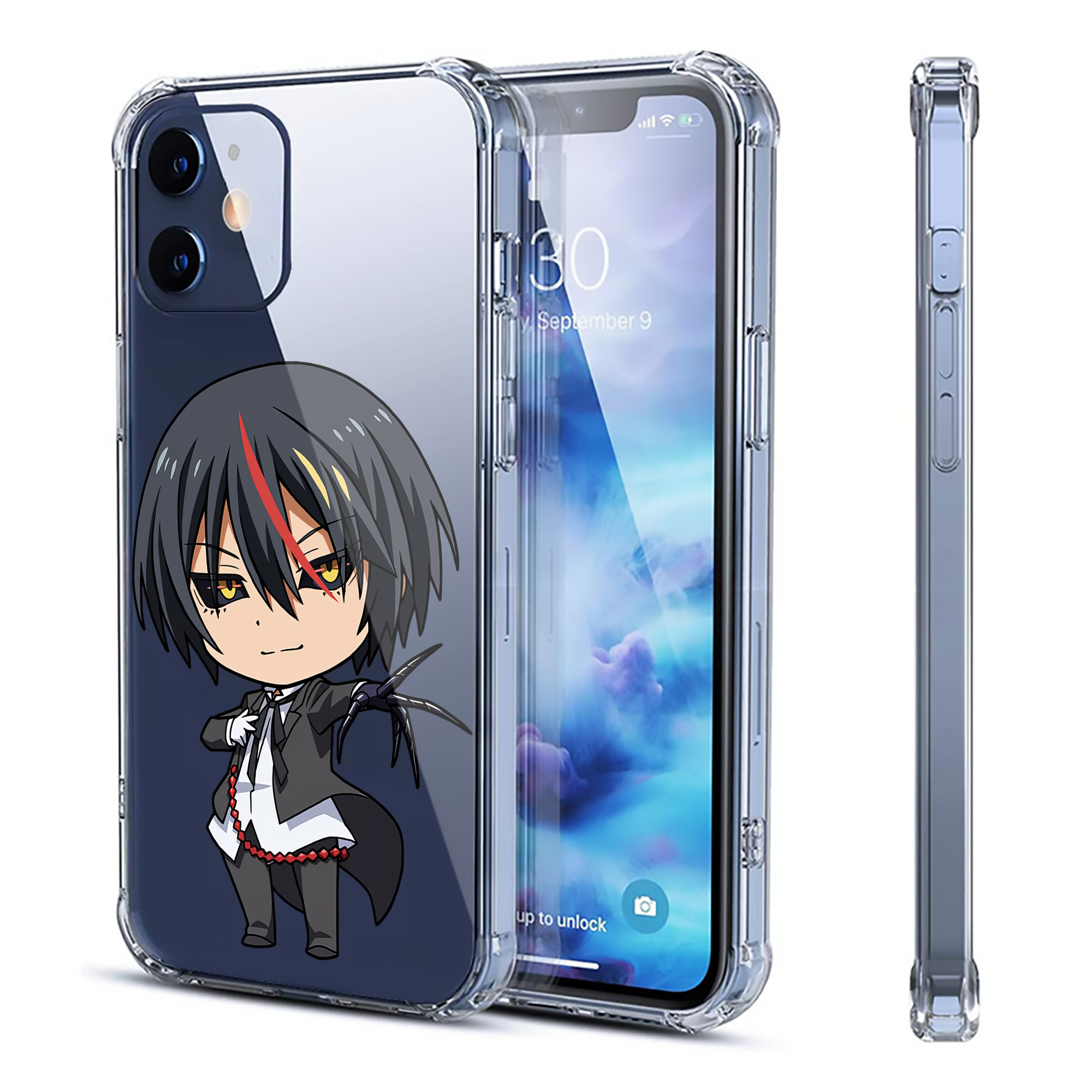（画像用） 転スラ Regarding Reincarnated to Slime 【iPhone 12シリーズ対応】透明スマホケース（クリアソフトケース）